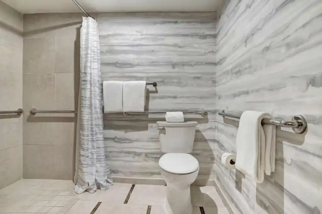 hyatt regency dfw international airport hotel bathroom view