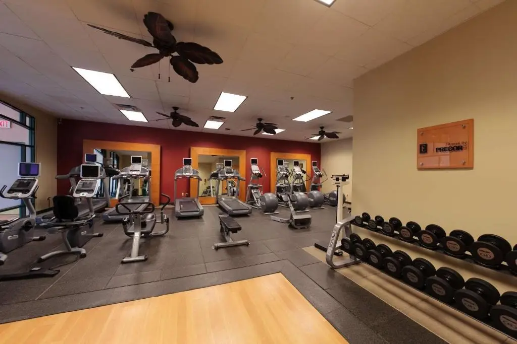 hilton embassy suites grapevine gym area